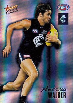 2007 Select AFL Champions Signature Series - Holographic Foils #HF33 Andrew Walker Front